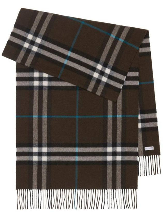 Burberry Wide Check Cashmere Scarf Snug