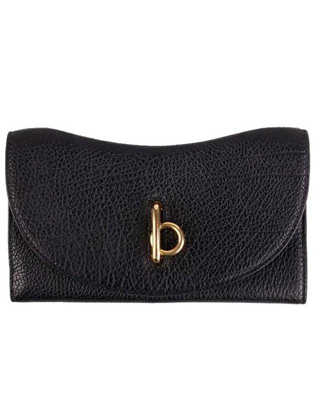 Burberry Rocking Horse Leather Medium Wallet Black