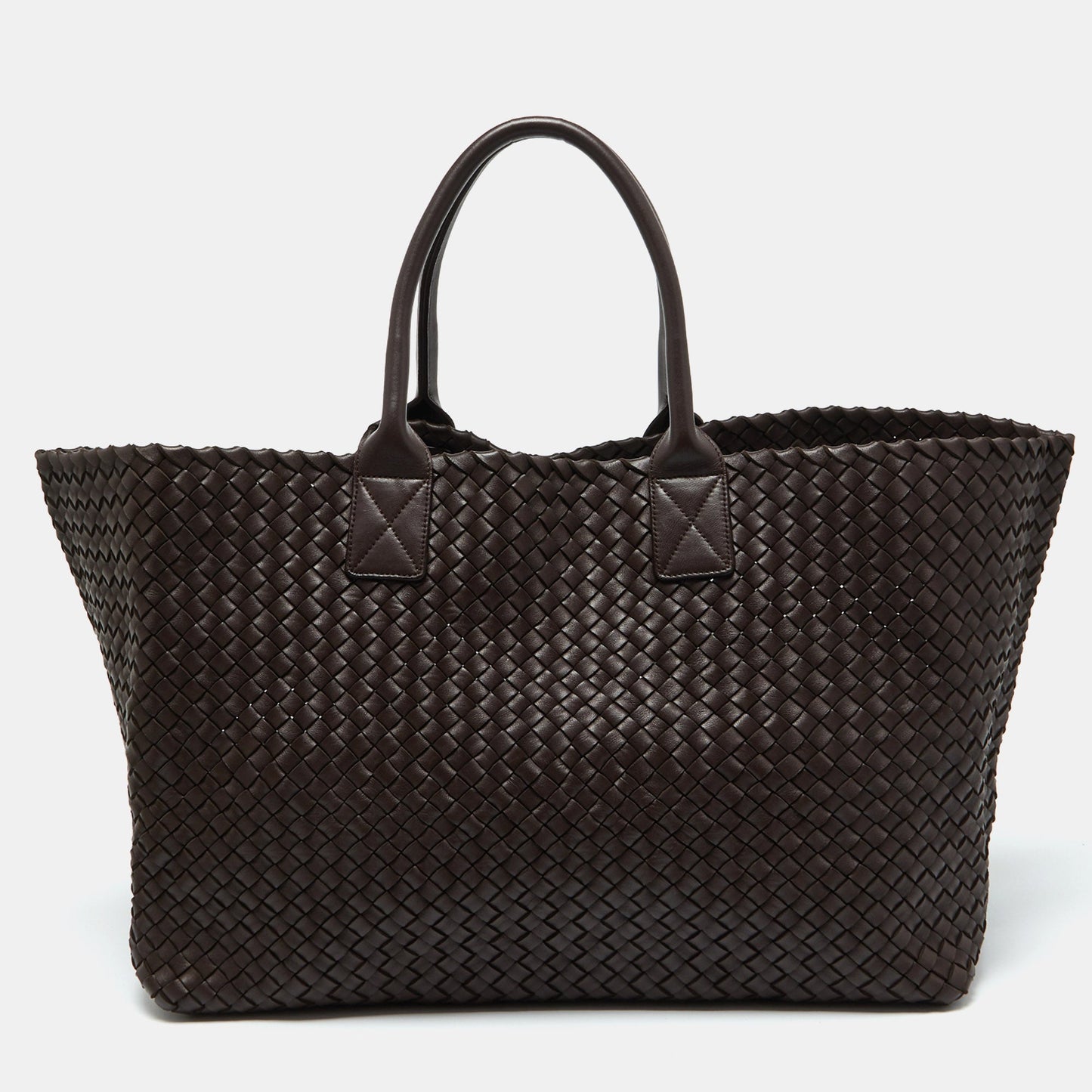 Bottega Veneta Brown Intrecciato Leather Limited Edition 337/500 Cabat Tote