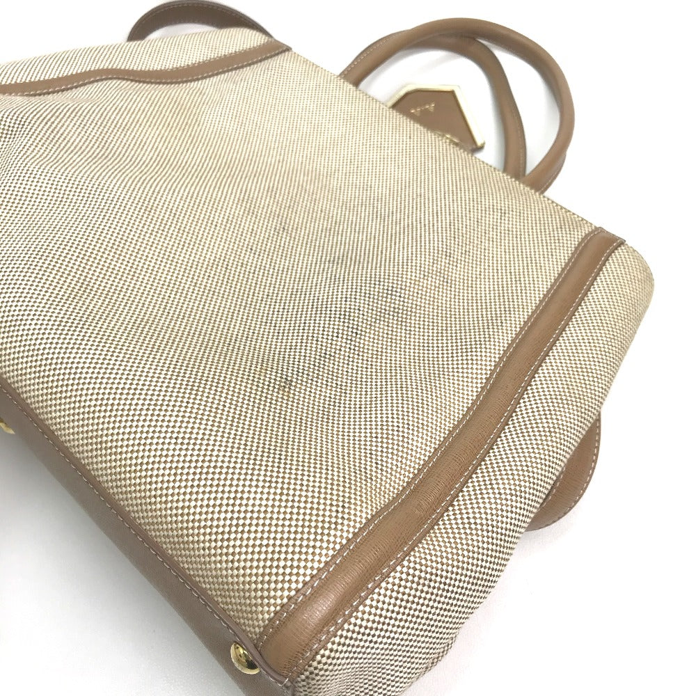 FENDI Handbag 8BH250 Canvas / leather Brown To joule Women