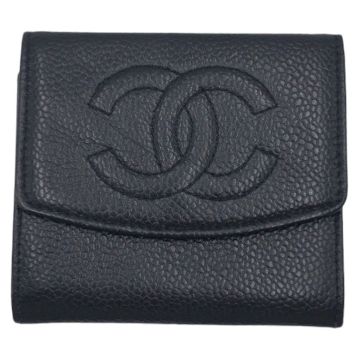 Chanel Vintage Matelasse Caviar Coin Case