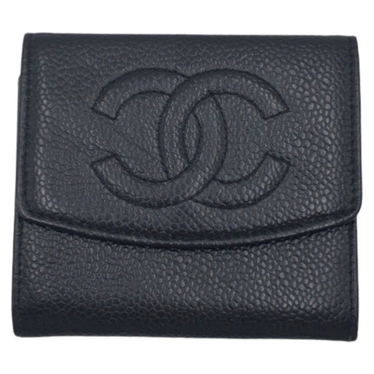Chanel Vintage Matelasse Caviar Coin Case