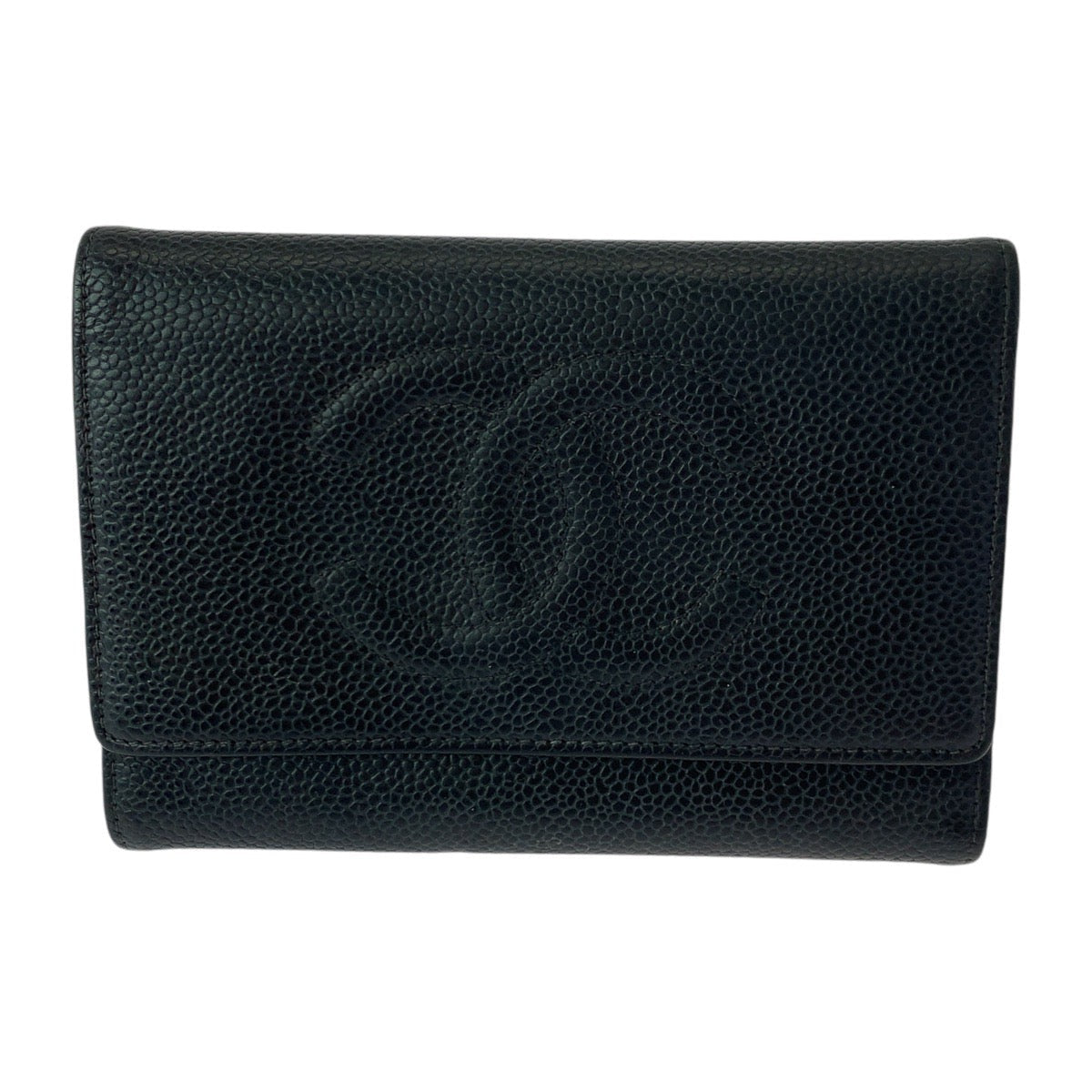 Chanel Caviar Skin Compact Wallet