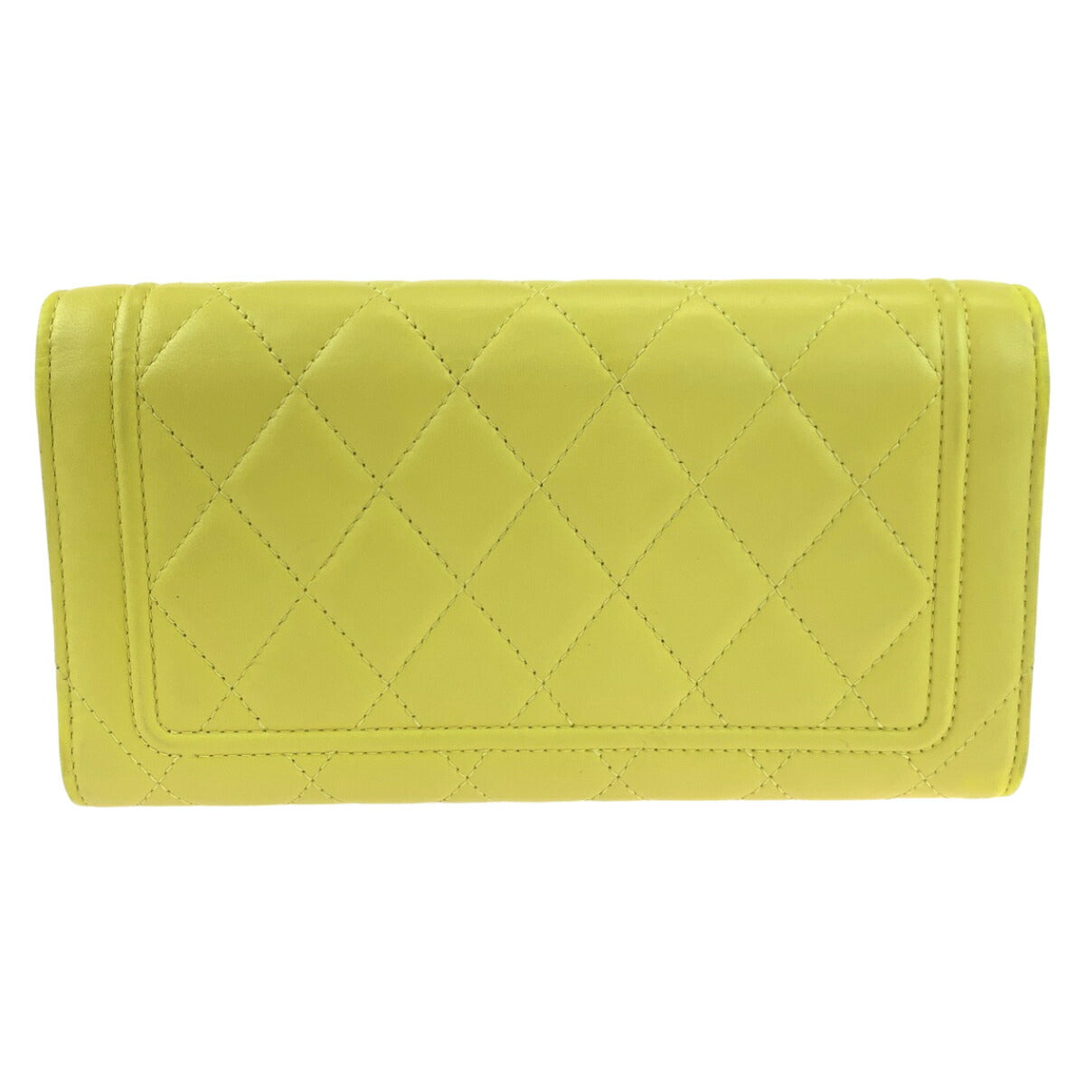 Chanel Matelasse Lambskin Long Wallet