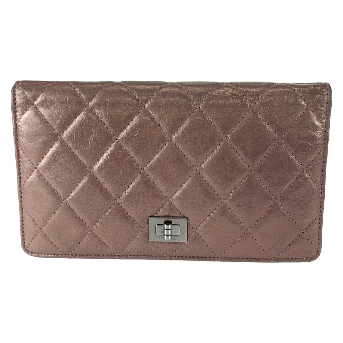 Chanel 2.55 Matelasse Lambskin Long Wallet