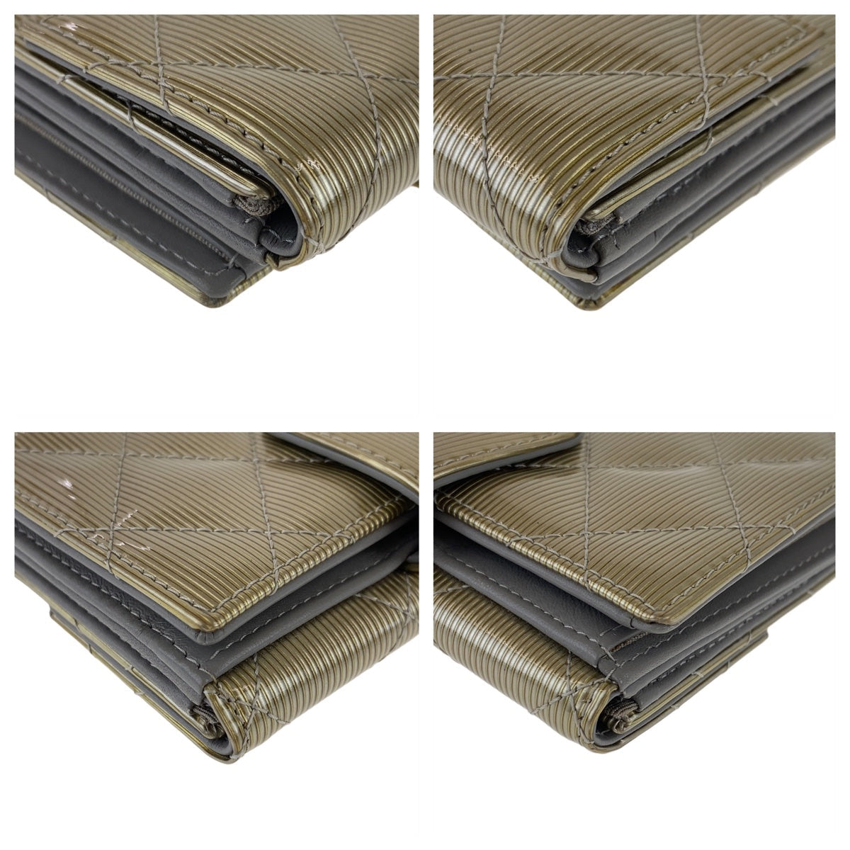 Chanel Matelasse Coco Mark Compact Wallet