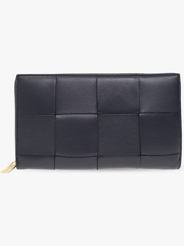 Bottega Veneta Intrecciato Zipper Around Long Wallet Space
