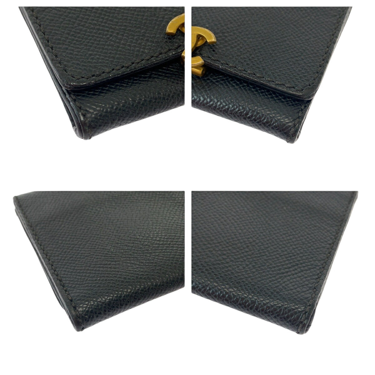 Chanel Caviar Skin Coin Case Compact Wallet