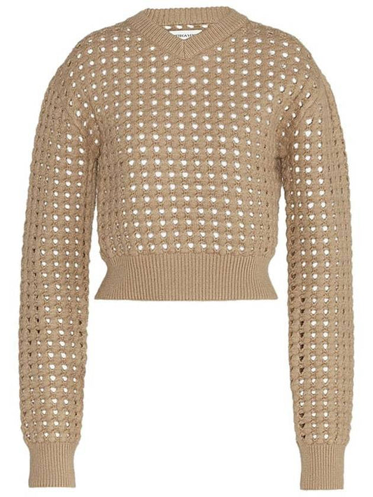 Bottega Veneta perforated knit top