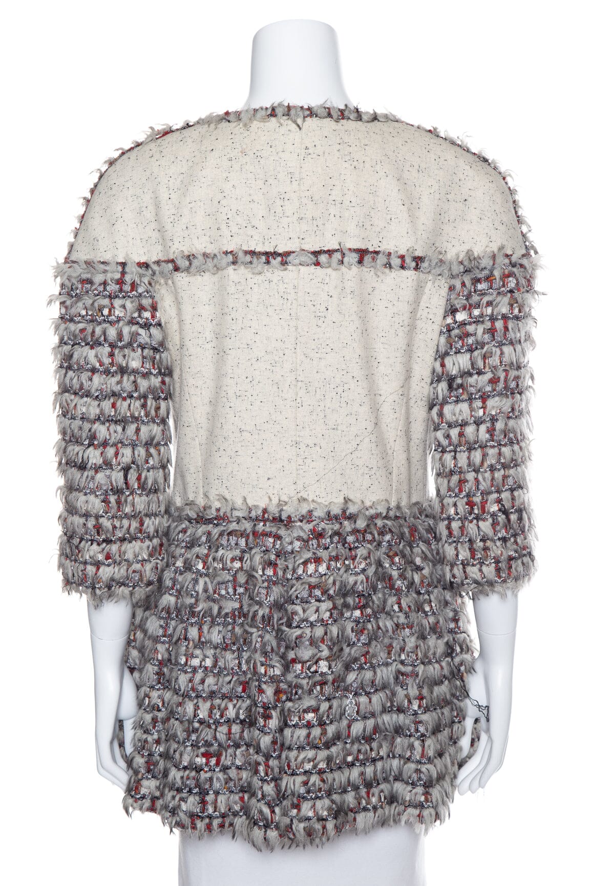 Chanel Multicolor Runway Fantasy Tweed Jacket SZ 40