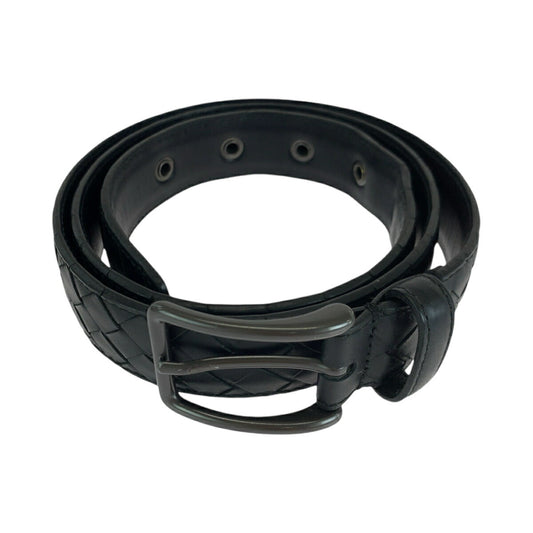 Bottega Veneta Leather Intrecciato Belt