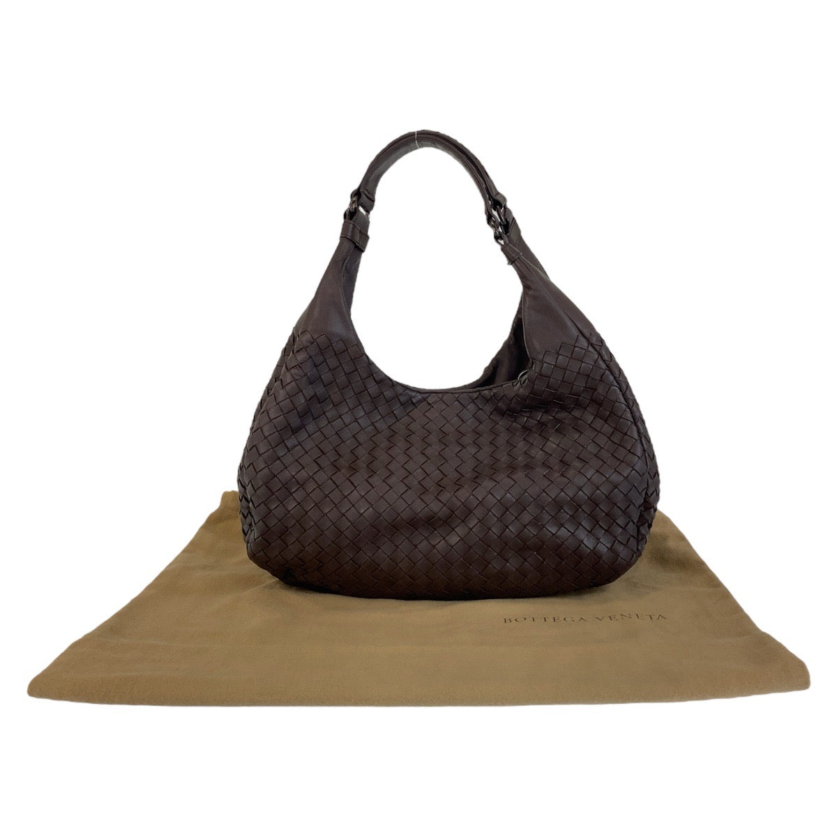 Bottega Veneta Brown Leather Hobo Shoulder Bag