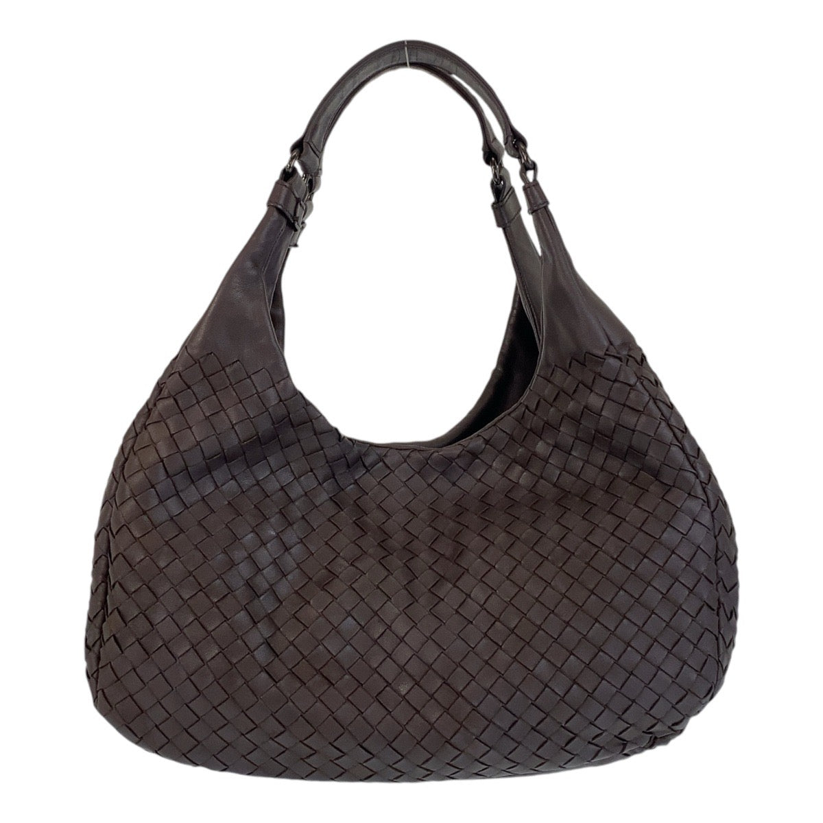 Bottega Veneta Brown Leather Hobo Shoulder Bag