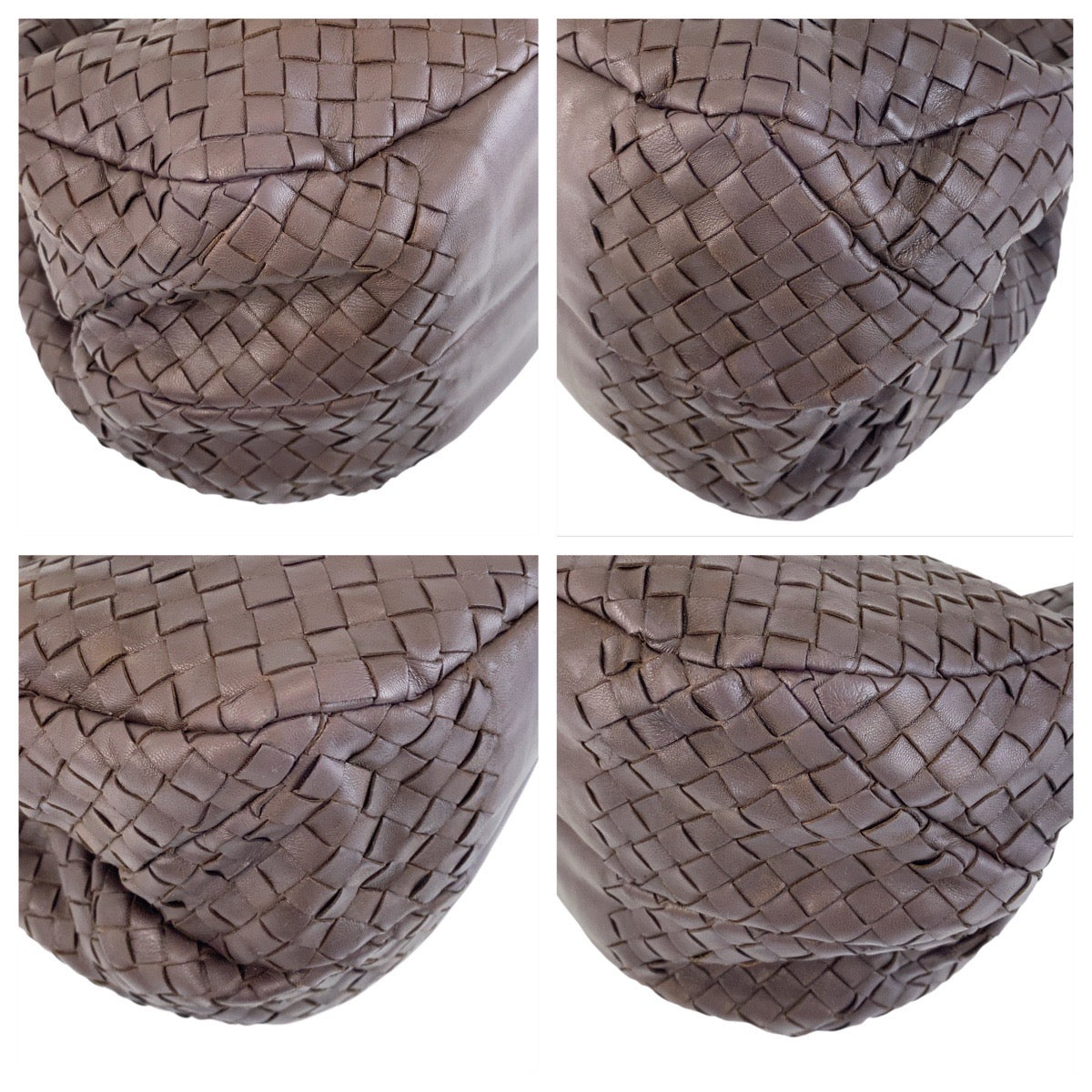 Bottega Veneta Brown Leather Hobo Shoulder Bag