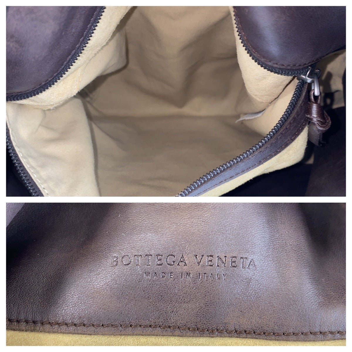 Bottega Veneta Brown Leather Hobo Shoulder Bag