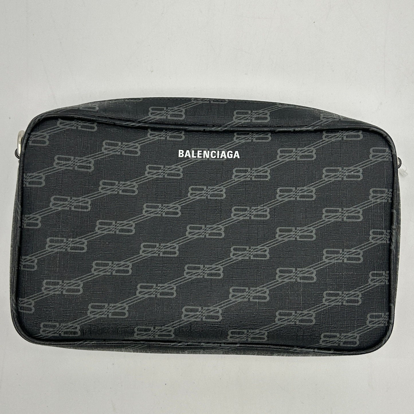 BALENCIAGA BB Monogram Signature Medium Camera Shoulder Bag 2120700132264