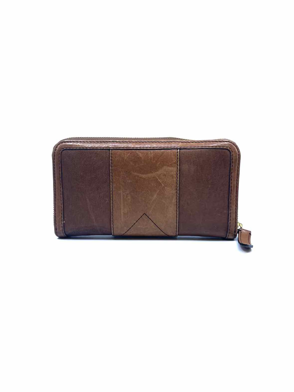 BURBERRY Brown Leather Wallet