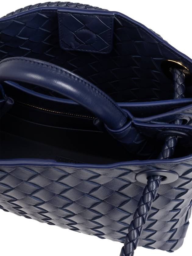 Bottega Veneta Bottega Veneta Shoulder Bag Andiamo Small, Women's, Navy Blue