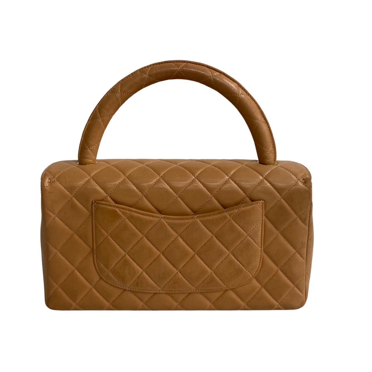 Chanel CC Matelasse Top Handle Bag Leather Handbag in New Condition