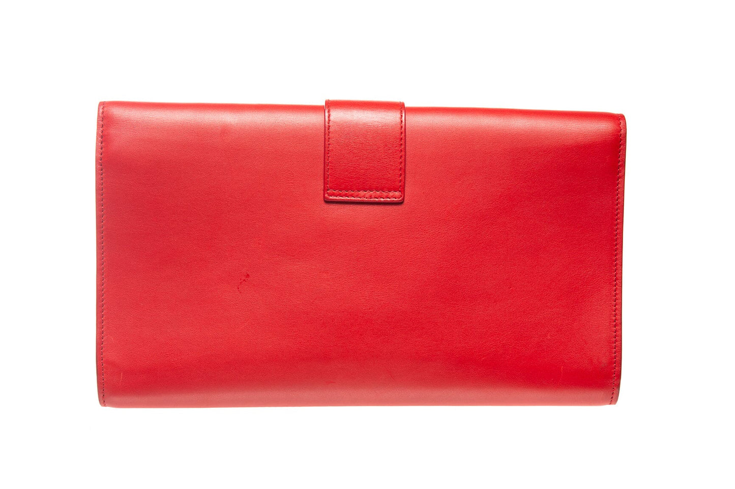 Saint Laurent Red Gold Clutch