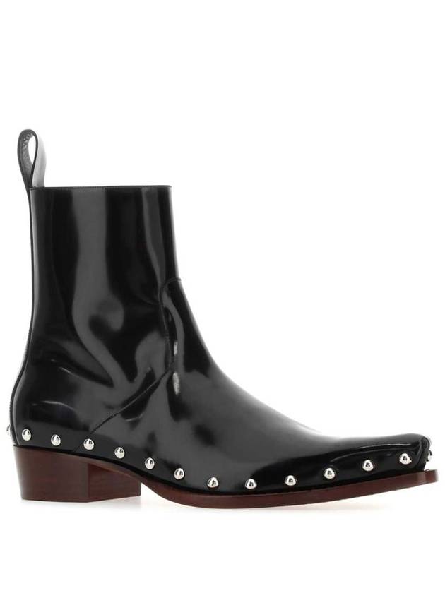 Bottega Veneta BLACK Black leather Ripley ankle boots 730249V2RV0 1118