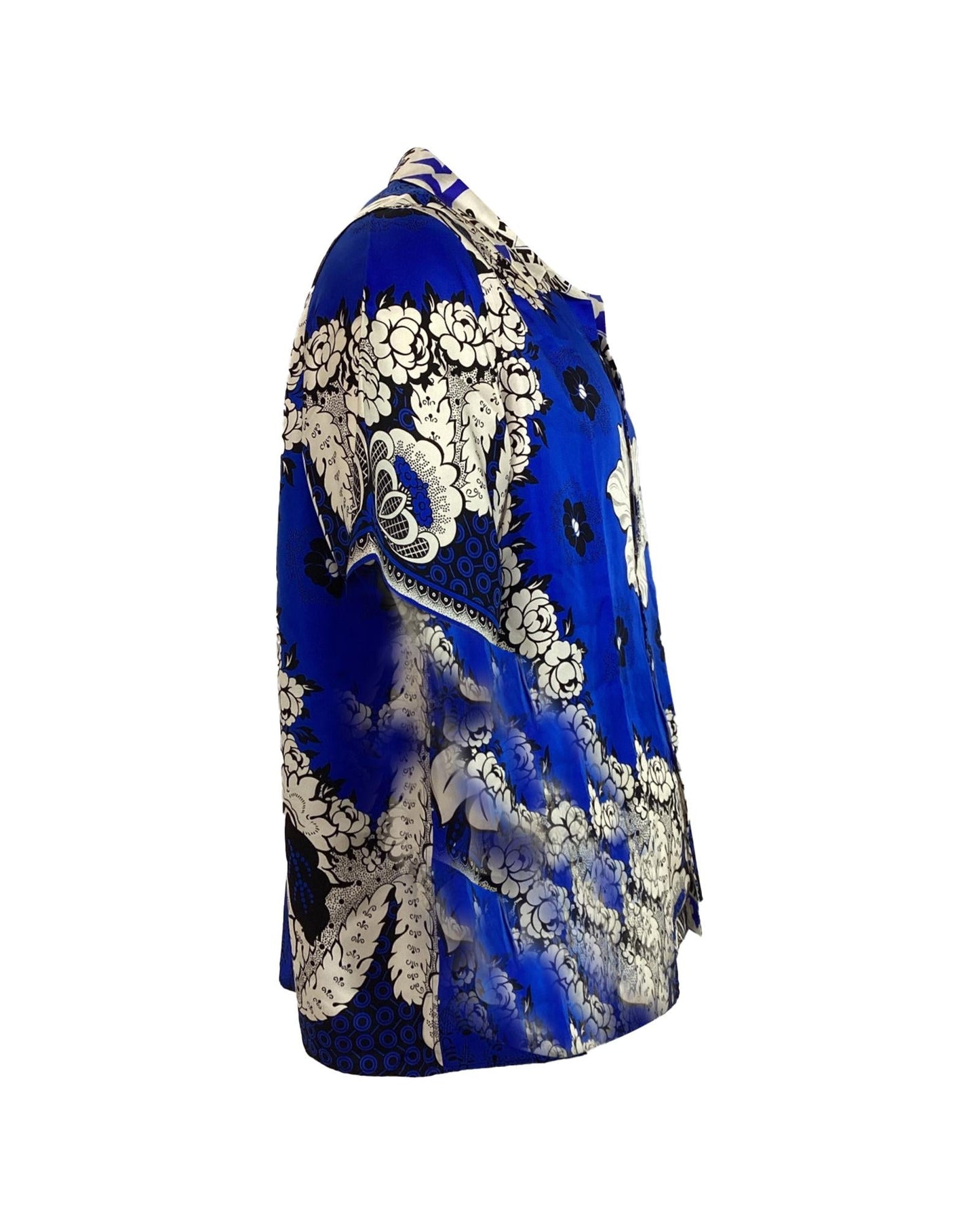 Valentino Garavani Floral Print Silk Shirt Men Multicolor | Multicolor