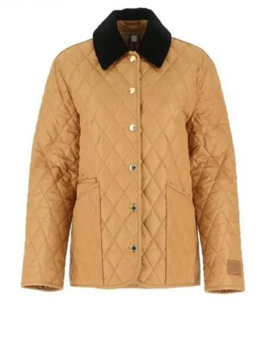 Burberry Dranefel Quilted Jacket Camel