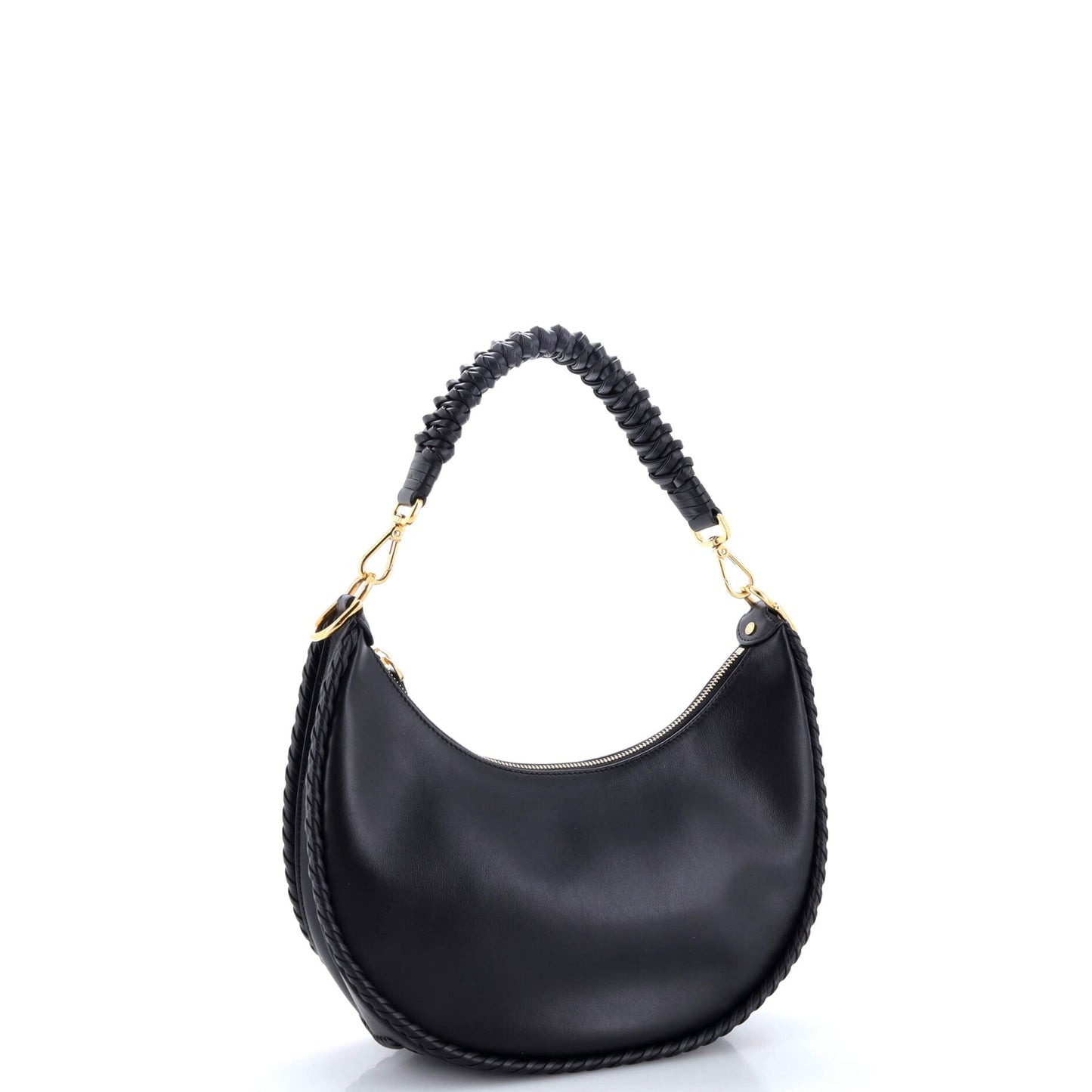 Fendigraphy Bag Whipstitch Leather Nano