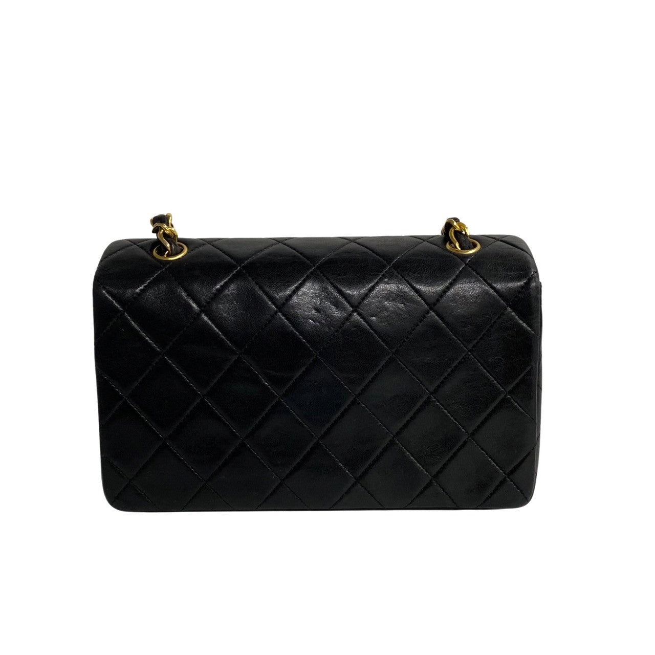 Chanel Matelasse Lambskin Full Flap 19Cm Leather Mini Shoulder Bag Leather Shoulder Bag 64159 in New Condition