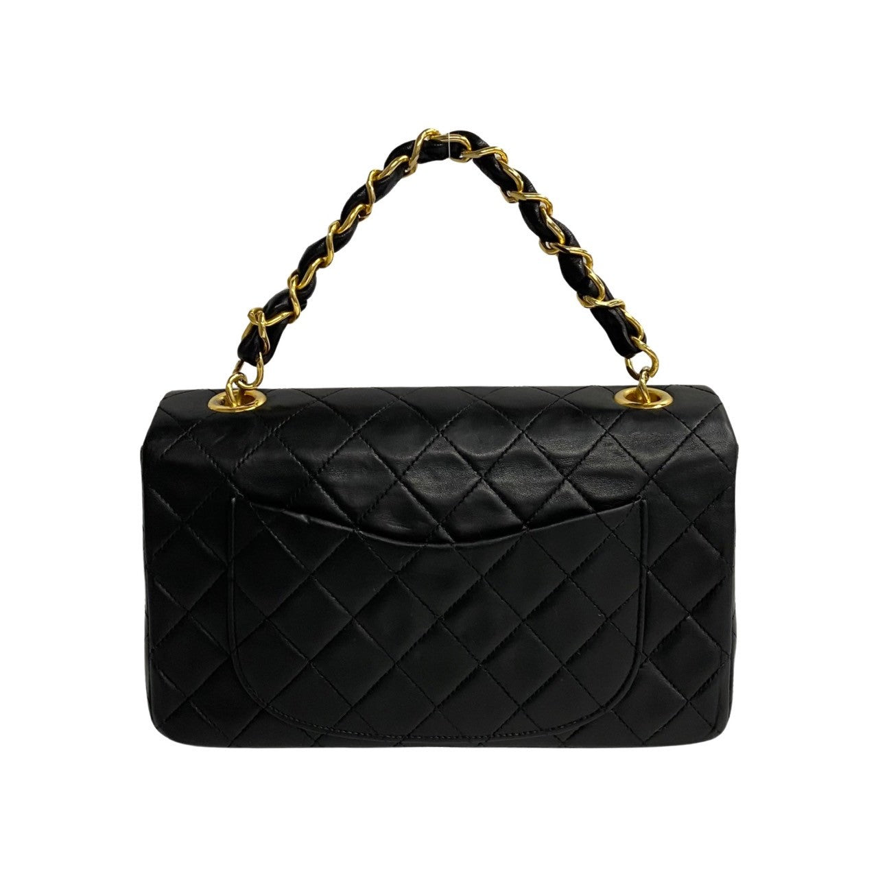 Chanel CC Matelasse Flap Top Handle Bag  Leather Handbag in New Condition