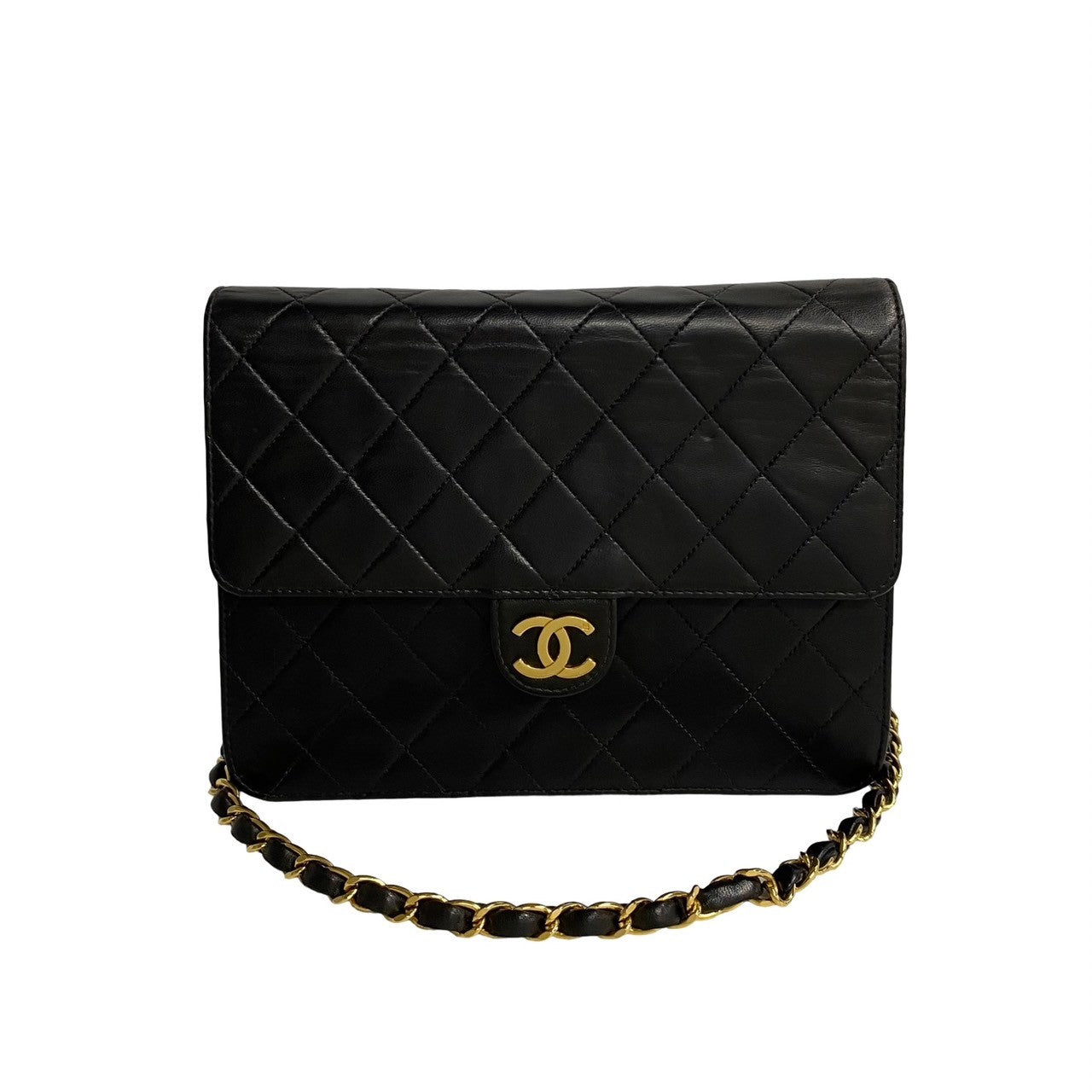 Chanel CC Matelasse Flap Bag  Leather Crossbody Bag in New Condition
