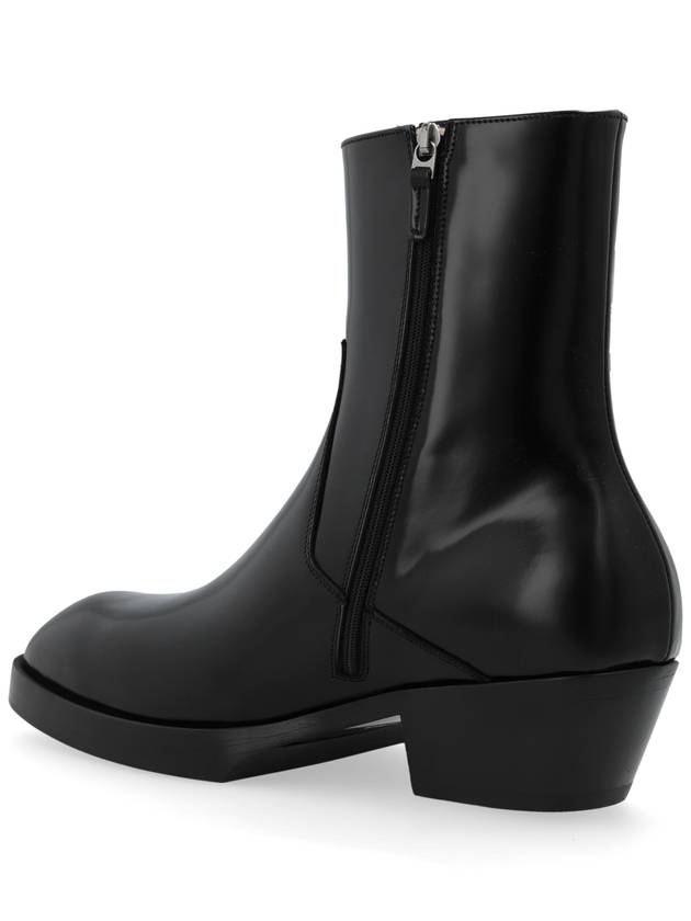 Bottega Veneta Bottega Veneta Leather Heeled Shoes Dalton, Men's, Black