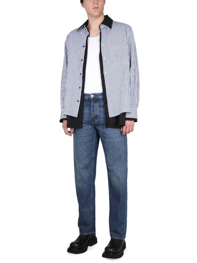 Bottega Veneta Men's Stretch Cotton Sleeveless Chalk