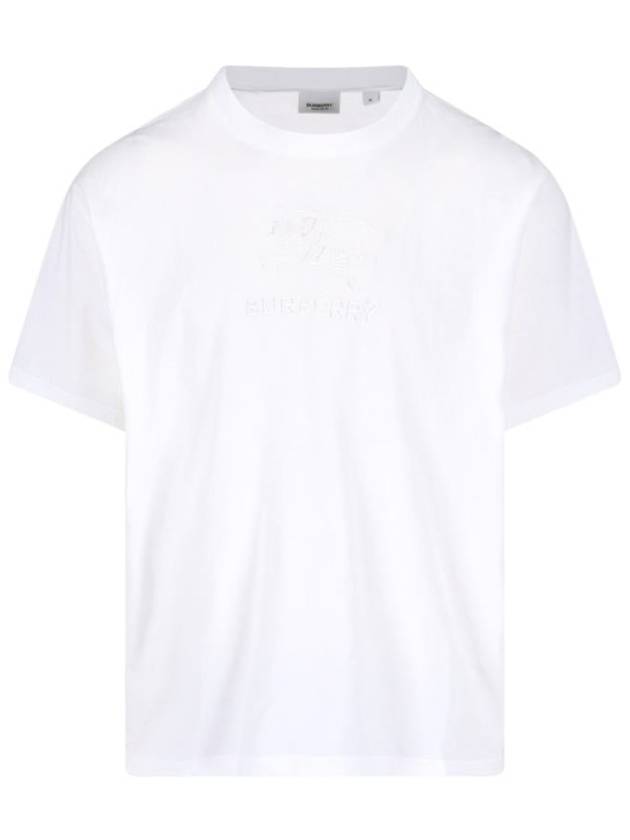 Burberry EKD Cotton Short Sleeve T-Shirt White