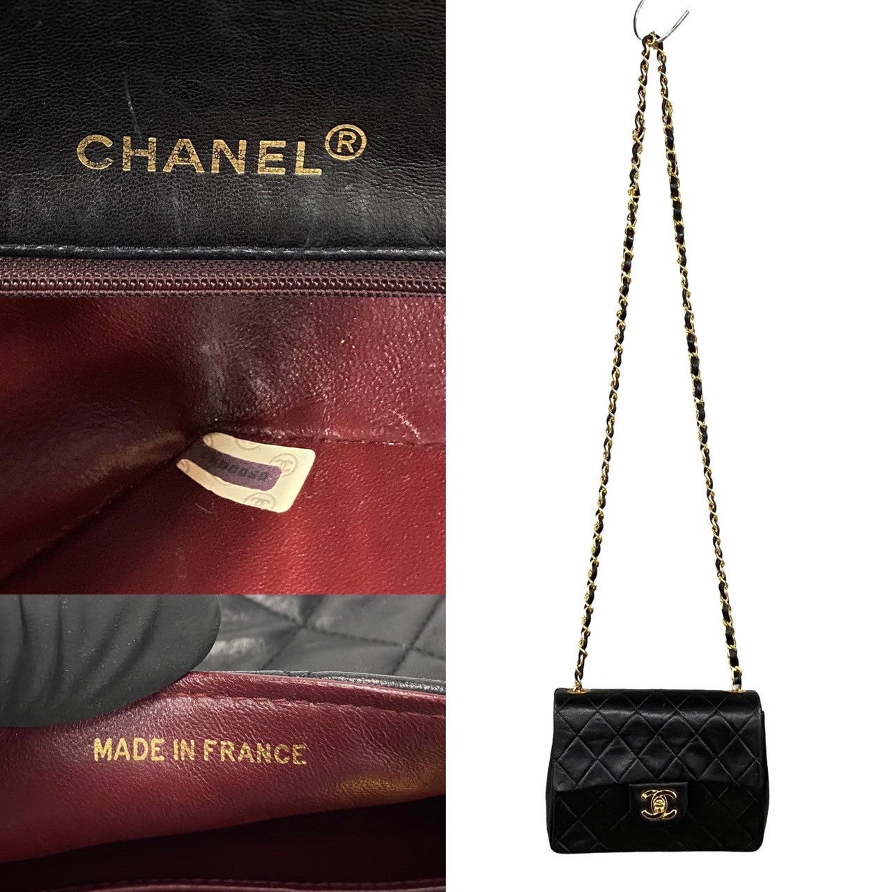Chanel Mini Classic Single Flap Bag  Leather Crossbody Bag in New Condition