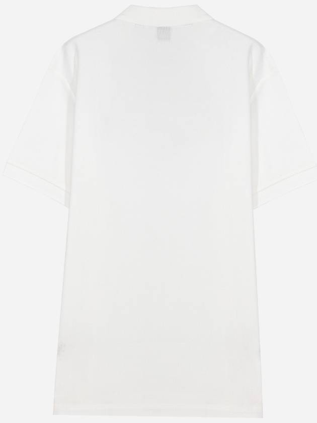 Burberry Monogram Motif Polo Shirt White