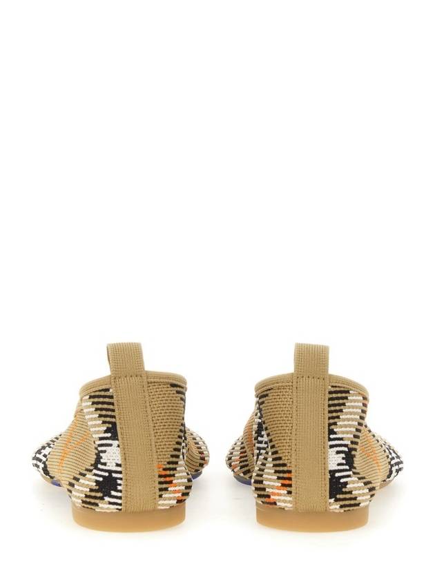 Burberry Baby Check Knit Ballerina Sand