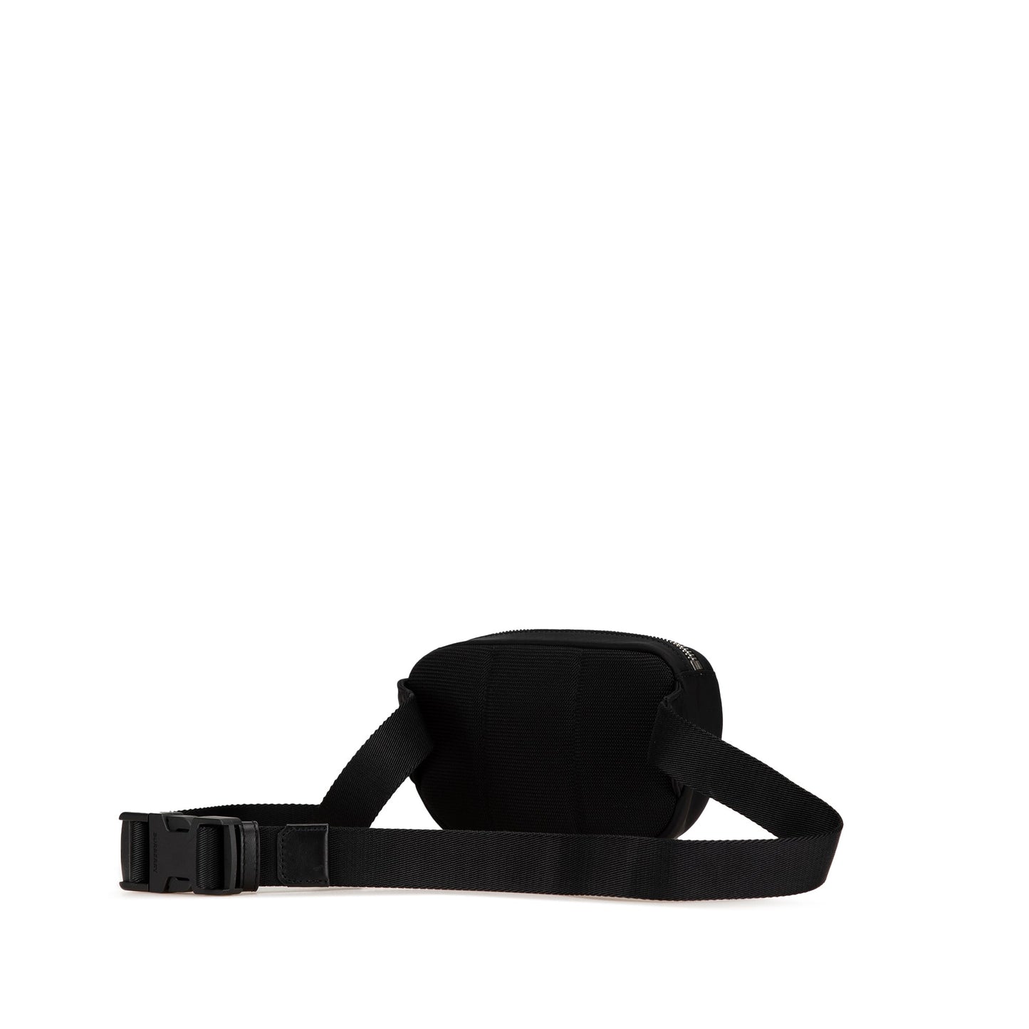 Black Burberry Nylon Belt Bag