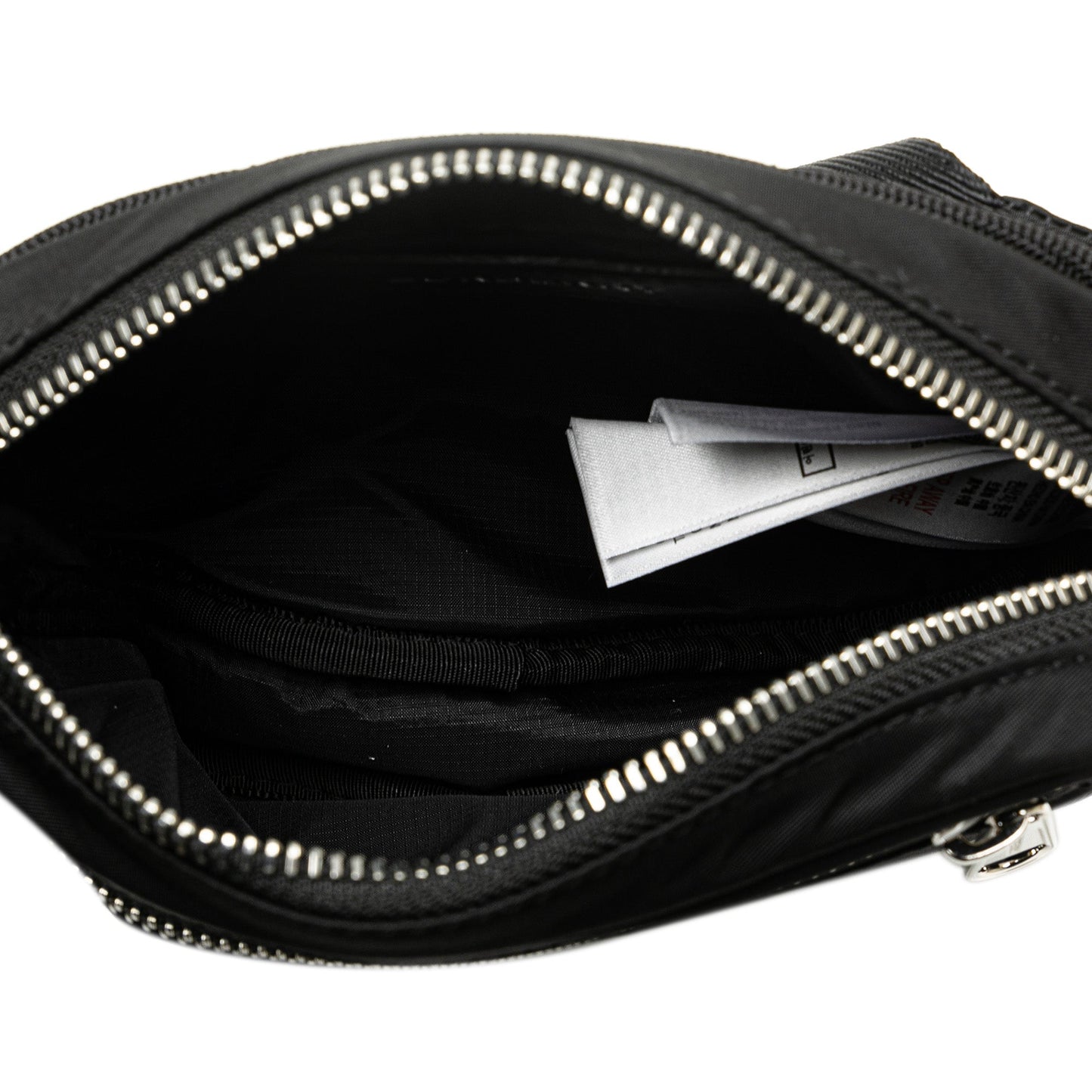 Black Burberry Nylon Belt Bag