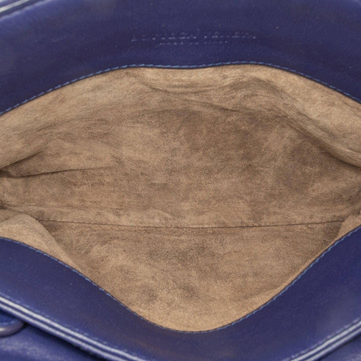 Blue Bottega Veneta Small Intrecciato Olimpia Shoulder Bag