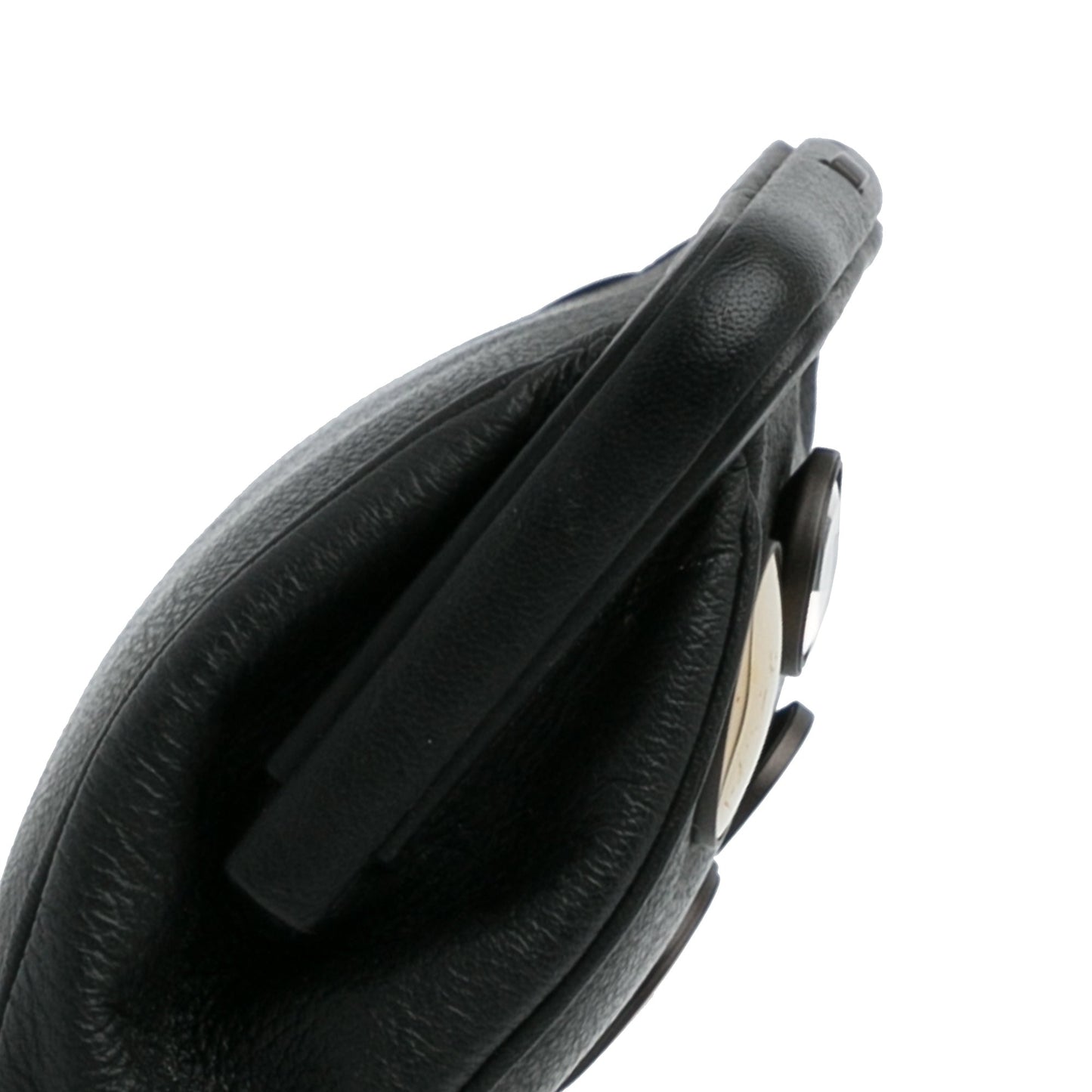 Black Bottega Veneta Mirror Lens Clutch Bag