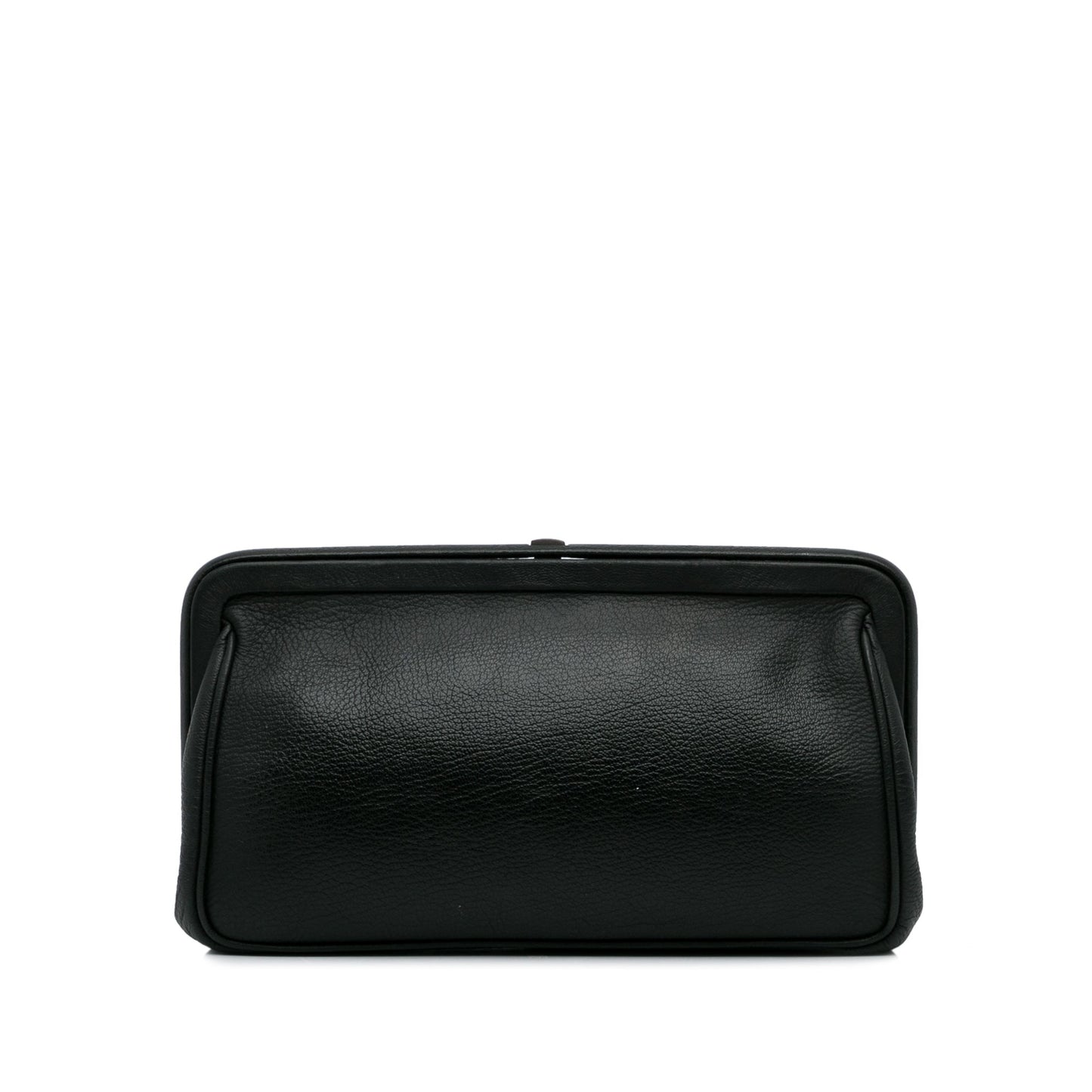 Black Bottega Veneta Mirror Lens Clutch Bag