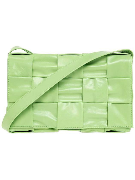 Bottega Veneta Cassette Small Cross Bag Pistachio