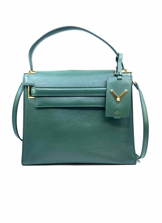 VALENTINO Forest Green Leather Handbag