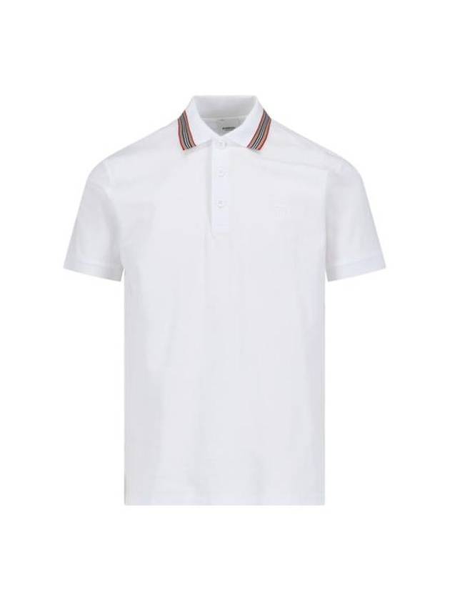 Burberry Cotton Polo Shirt White