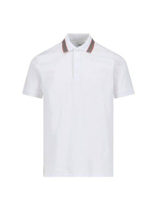 Burberry Cotton Polo Shirt White