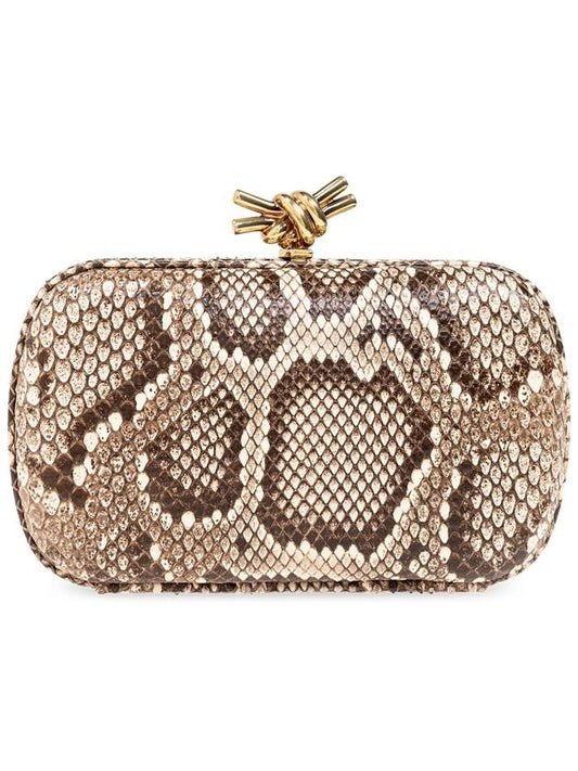 Bottega Veneta Bottega Veneta ‘Knott Small’ Clutch, Women's, Beige
