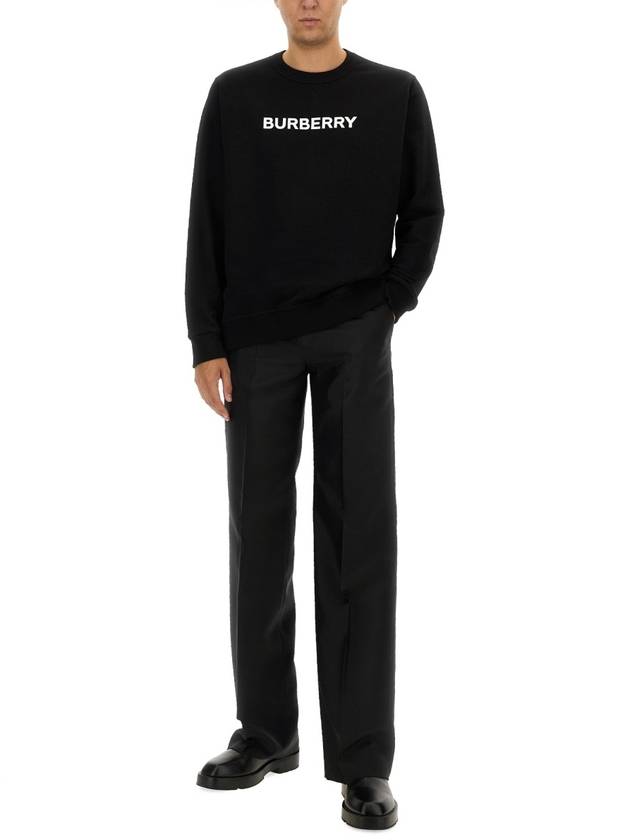 Burberry Logo Print Sweatshirt Black
