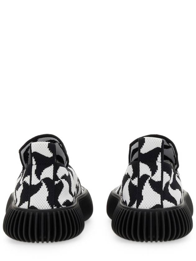 Bottega Veneta Ripple Slip-Ons Black White