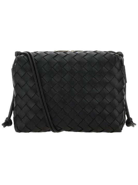 Bottega Veneta Loop Camera Small Cross Bag Black
